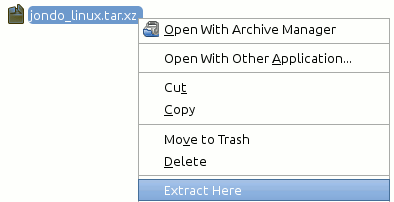 extract the archive
