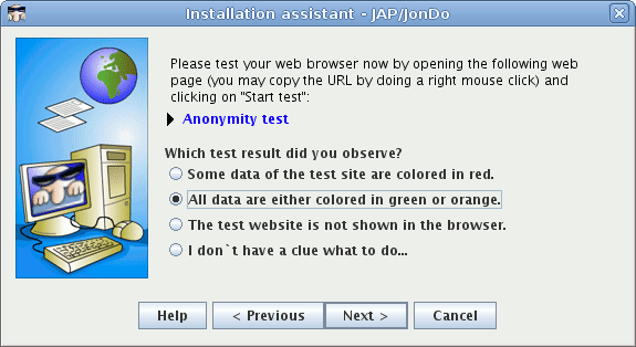 Anonymity test 1
